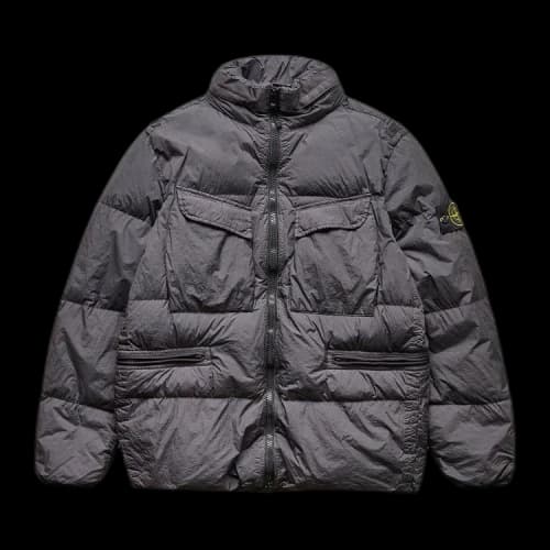 STONE ISLAND Crinkle Reps Down Jacket 'Black'