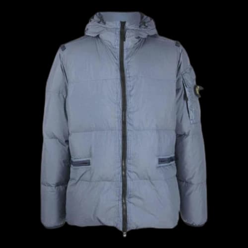 STONE ISLAND Crinkle Reps Down Jacket 'Dark Blue'