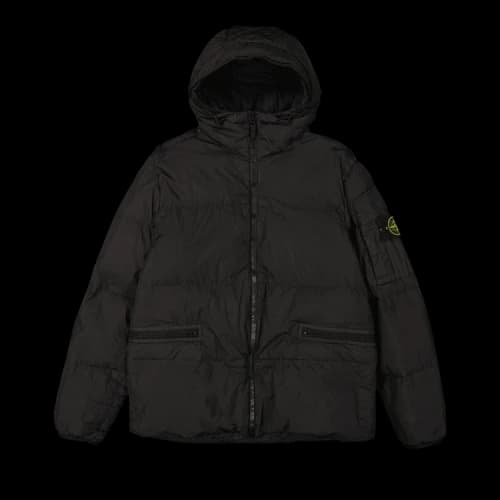 STONE ISLAND Crinkle Reps Down Jacket 'Black'