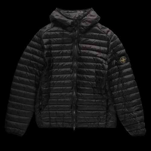 STONE ISLAND Lightweight Hooded Down Jacket 'Black'