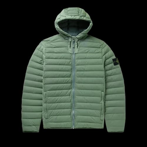 Stone Island Real Down Jacket 'Petrol'