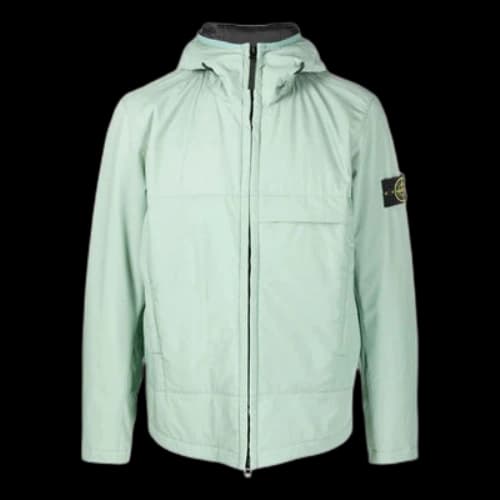 STONE ISLAND Soft-Shell Primaloft Hooded Jacket 'Sage'