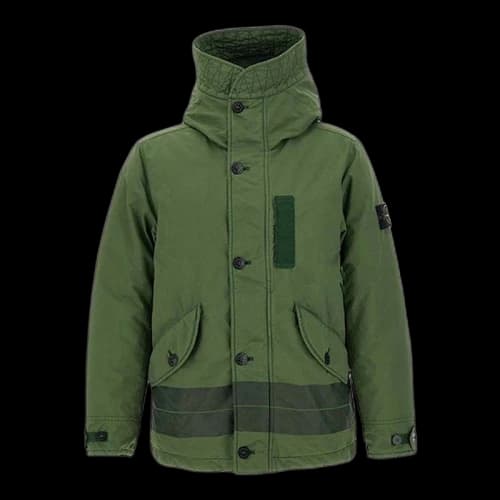 Stone Island Opaque Nylon Twill Down-TC Jacket Olive
