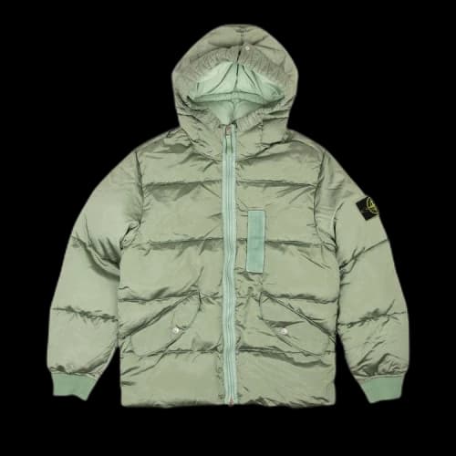 Stone Island Hooded Down Jacket 'Green'