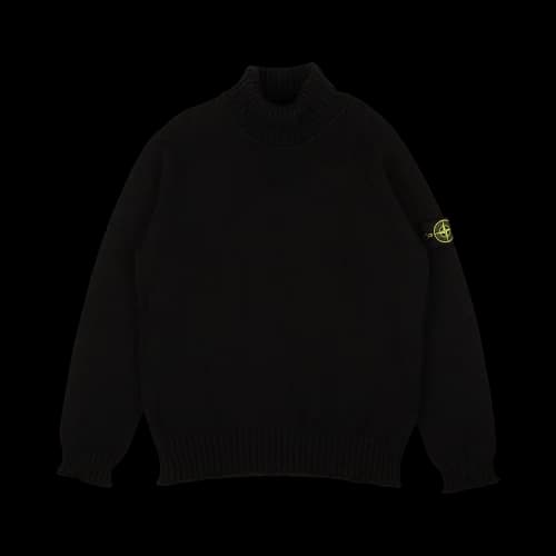 STONE ISLAND Turtleneck Sweater 'Black'