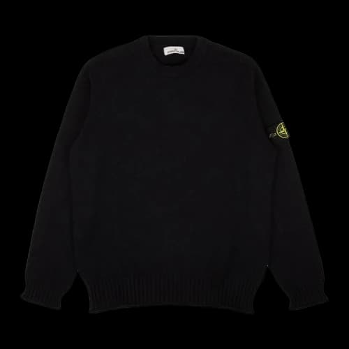 Stone Island Wappen Patch Crewneck Knit 'Blue'