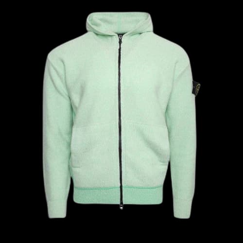 Stone Island Hooded Cardigan Knit 'Green'