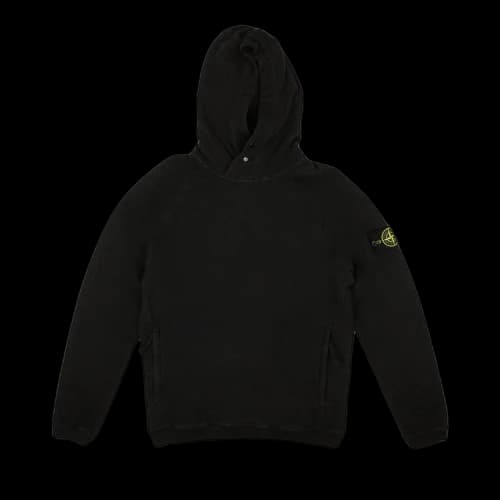 Stone Island Logo Pullover Sweatshirt 'Black'