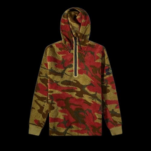 Stone Island Hooded Sweatshirt 'Camo'