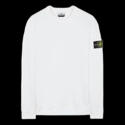 STONE ISLAND Crewneck Sweatshirt 'White'