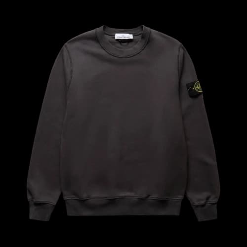 Stone Island Logo Patch Sweatshirt 'Black'