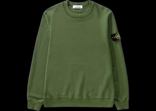 Stone Island Cotton Crewneck Green
