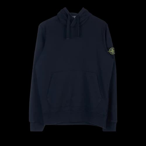Stone Island Badge Logo Hoodie 'Navy'