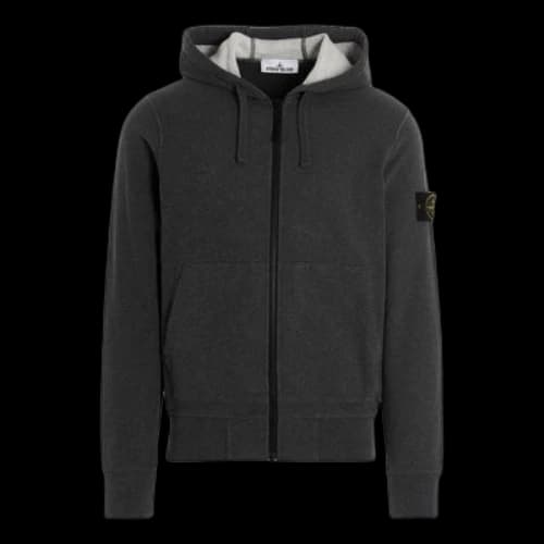 STONE ISLAND Patch Hoody Jacket 'Dark Grey'