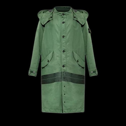 Stone Island Long Parka 'Olive'