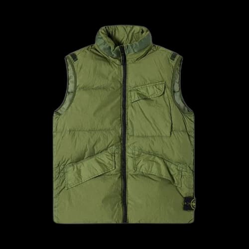 Stone Island Down Vest 'Olive'
