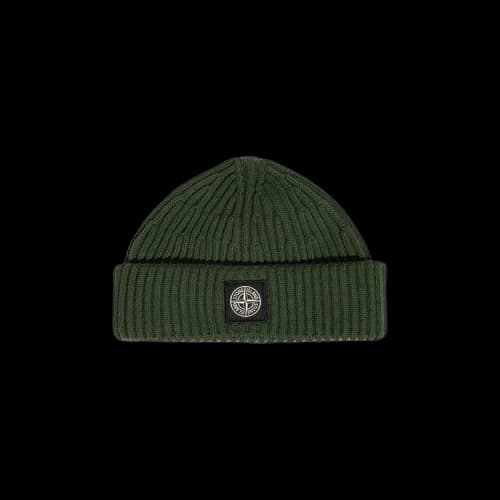 Stone Island Patch Logo Beanie 'Olive'