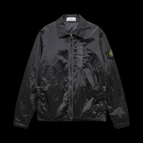 STONE ISLAND Compass Patch Zipped Jacket 'Black'