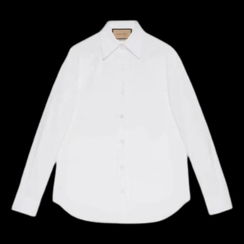 Gucci Oxford Cotton Shirt 'White' (Women's)