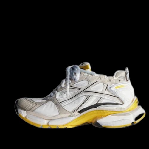 Balenciaga Runner Sneakers 'Beuge White Yellow Nylon and Suede Like Fabric' (Women's)