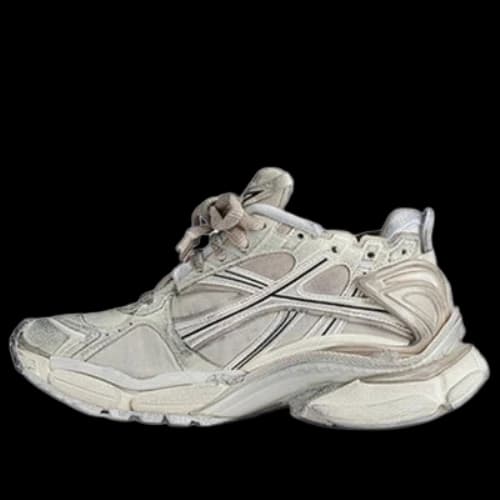 Balenciaga Runner Sneakers 'Beige Nylon Suede-Like Fabric' (Women's)