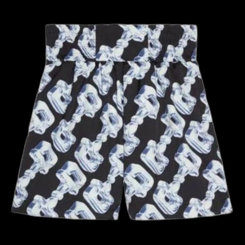 Gucci 3D Glass Horsebit Print Fabric Shorts 'Black Lilac'