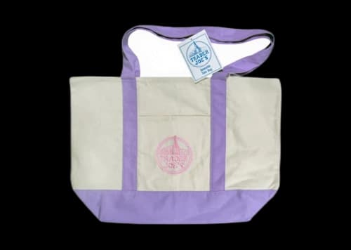 Trader Joe's Lavender Trader Joe's Canvas Tote Bag Lavender