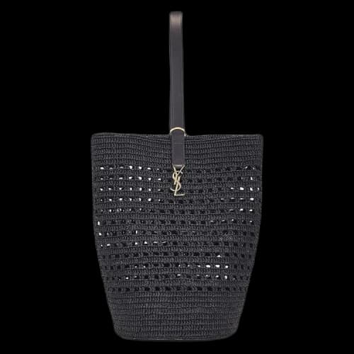 Saint Laurent Large Cécile Bucket Bag 'Noir'