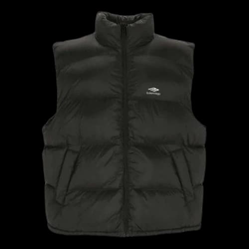 Balenciaga 3b Sports Icon Puffer Vest 'Black'