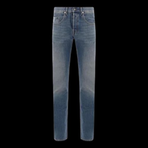 Gucci Denim Pant With Leather Label 'Blue'