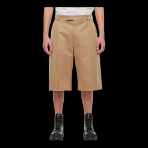 Alexander McQueen Cotton Trousers 'Tan'