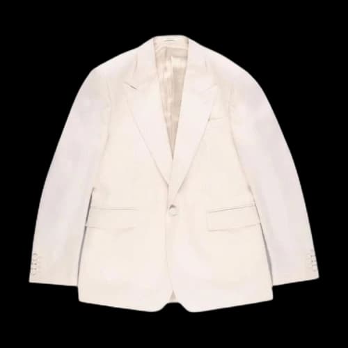 Alexander McQueen Peak Lapel Blazer 'Peach'