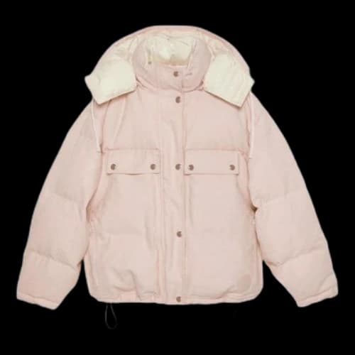 Gucci GG Cotton Canvas Puffer Jacket 'Light Pink' (Women's)