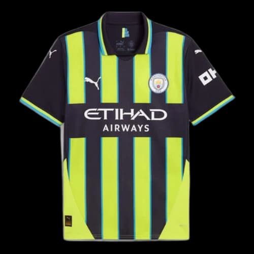 PUMA Manchester City 24/25 Away Jersey 'Blue Yellow'