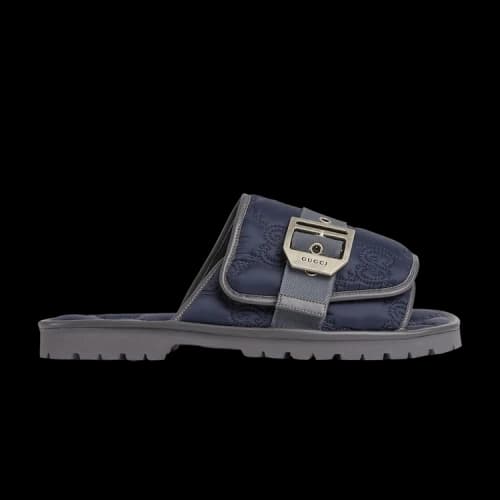 Gucci GG Slide Sandal 'Dark Blue'