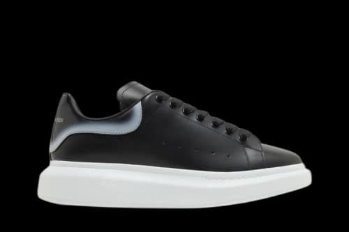 Alexander McQueen Oversized Sneaker 'Faded Heel - Black Silver'