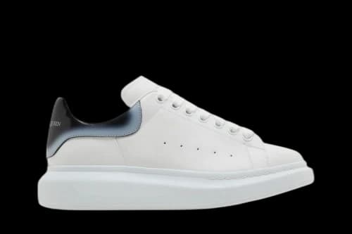 Alexander McQueen Oversized Sneaker 'Faded Heel - White Black Silver'