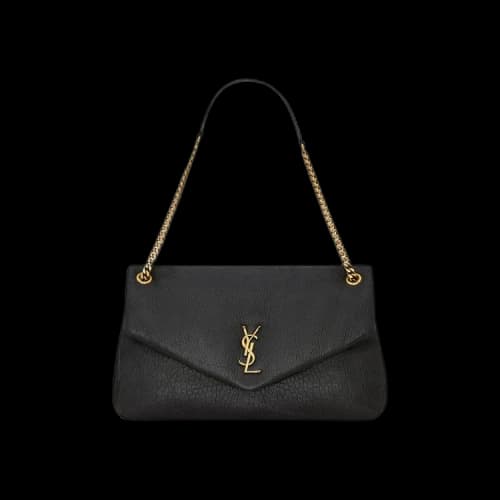 Saint Laurent Large Calypso Chain Bag 'Noir'