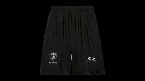 Balenciaga Automobil Lamborghini Baggy Shorts Black