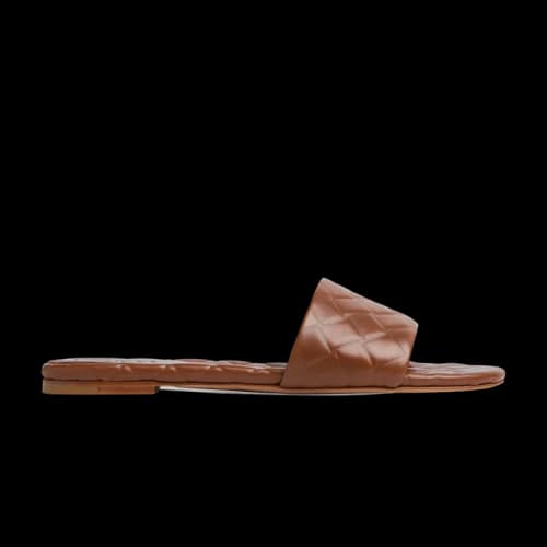 Bottega Veneta Amy Flat Mule 'New Cognac' (Women's)