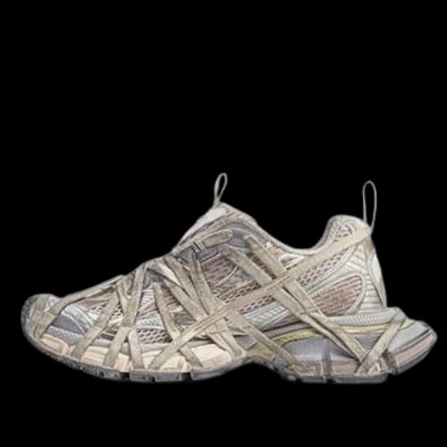 Balenciaga 3XL Extreme Lace sneakers 'Light Beige Mesh and Polyurethane'