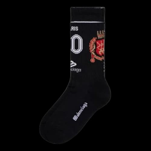 Balenciaga Paris Soccer Socks 'Black'