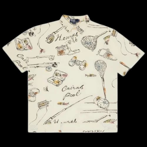 Polo Ralph Lauren Vintage Short-Sleeve Fishing Polo Shirt 'Cream'