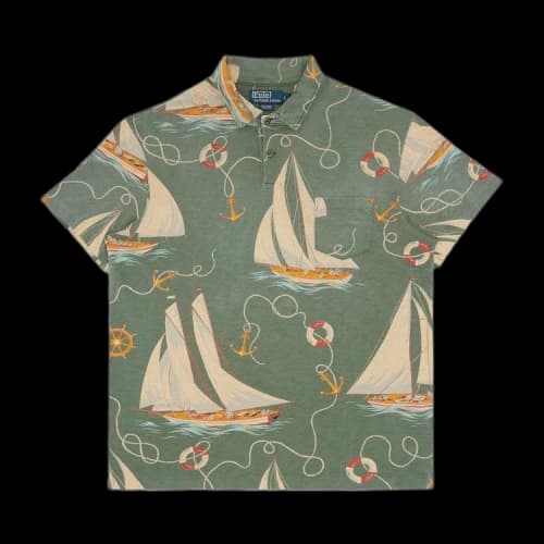 Polo Ralph Lauren Short-Sleeve Nautical Polo Shirt 'Green'