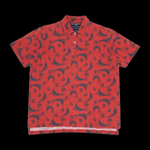 Polo Ralph Lauren Vintage Polo Sport Short-Sleeve Swordfish Polo Shirt 'Red'
