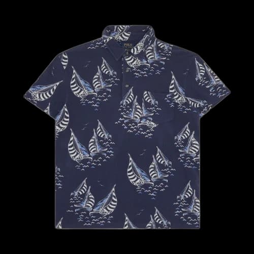 Polo Ralph Lauren Short-Sleeve Sailing Polo Shirt 'Navy'
