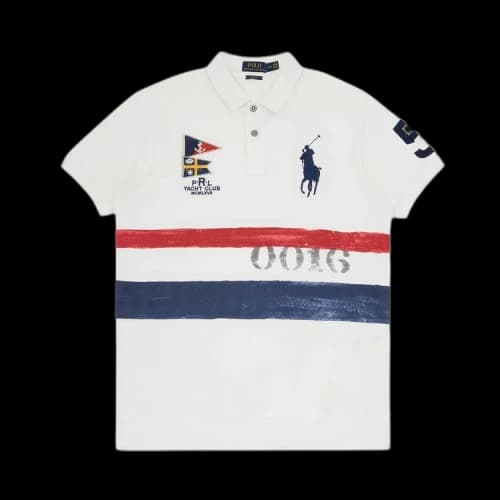 Pre-Owned Polo Ralph Lauren Nautical Polo Shirt 'White'