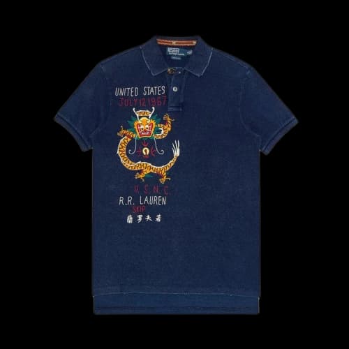 Vintage Polo Ralph Lauren Polo Shirt 'Navy'