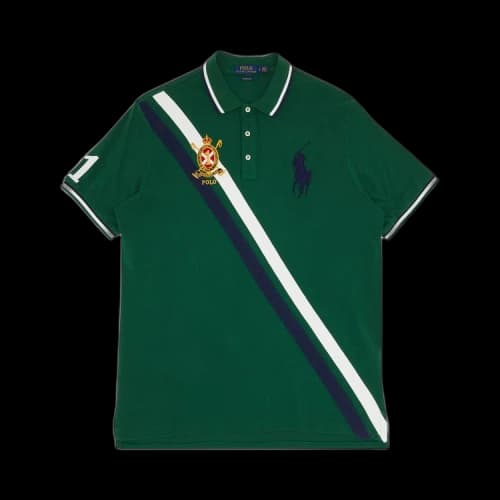 Pre-Owned Polo Ralph Lauren Equestrian Crest Polo Shirt 'Green'