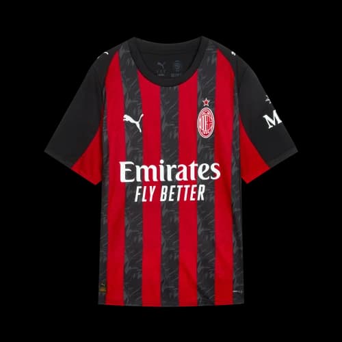 PUMA Soccer Jersey Fan Edition Men's Black Red Stripes